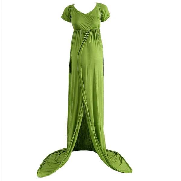 Maxi Ankle Length Maternity Dress