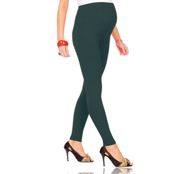 New Cotton Women Pregnant Leggings Adjustable High Elasticity Stretch Long Pregnant Pants Trousers for Ladies Maternity Dress