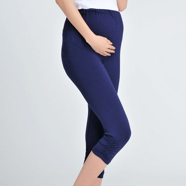 ZTOV Summer Maternity Leggings Modal High Waist Pregnancy Belly Pants Trousers Clothing for Pregnant Women Pants Clothes L XL