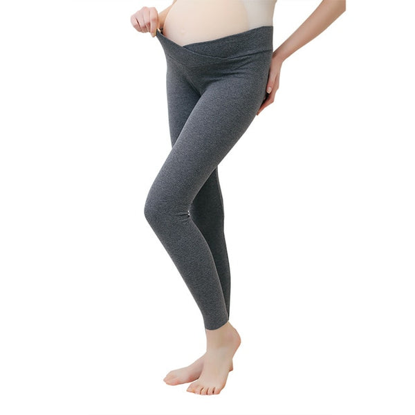 ZTOV 2018 Autumn Maternity Leggings Low Waist Pregnancy Belly Pants For Pregnant women Maternity Trousers Clothes Leggings