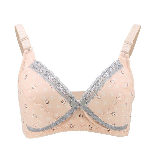 Women Soft Cotton No Wire Maternity Bra Pregnant Underwear Breastfeeding Nursing Bras