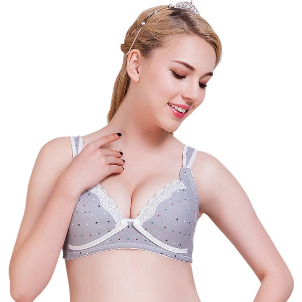 Comfort Women Lace Feeding Nursing Bra Pregnant Maternity Bra Feeding Pregnant Underwear Set 34-42B