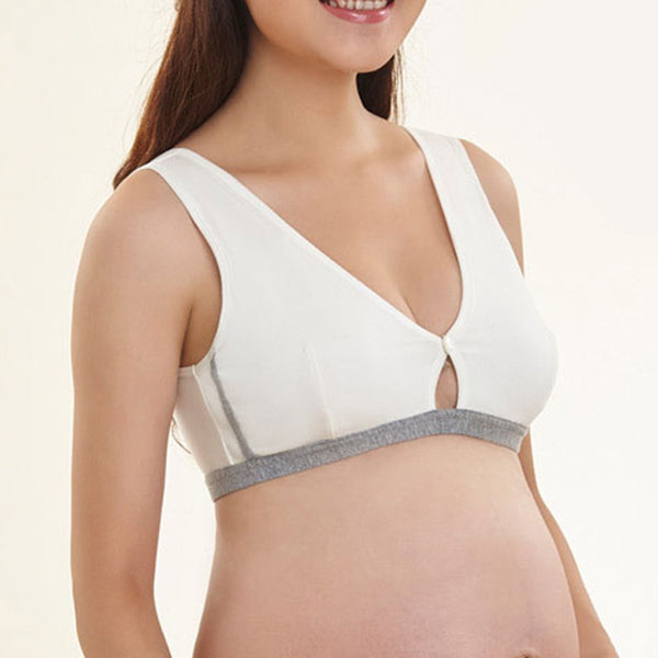 Women Nursing Maternity Bra Breastfeeding Removable Pads Comfy Underwear